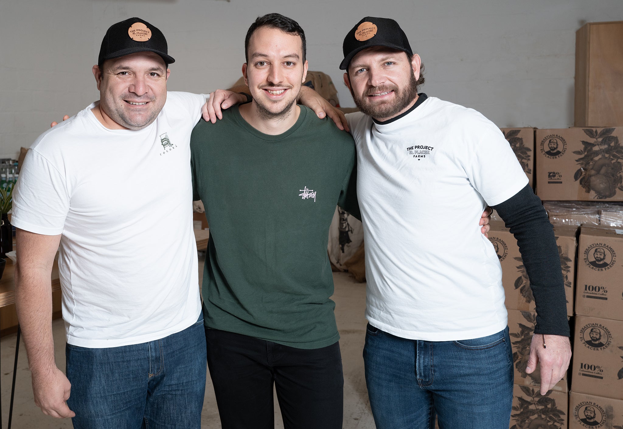 Carlo and Sebastian Ramirez posing together at El Plicer Farm.