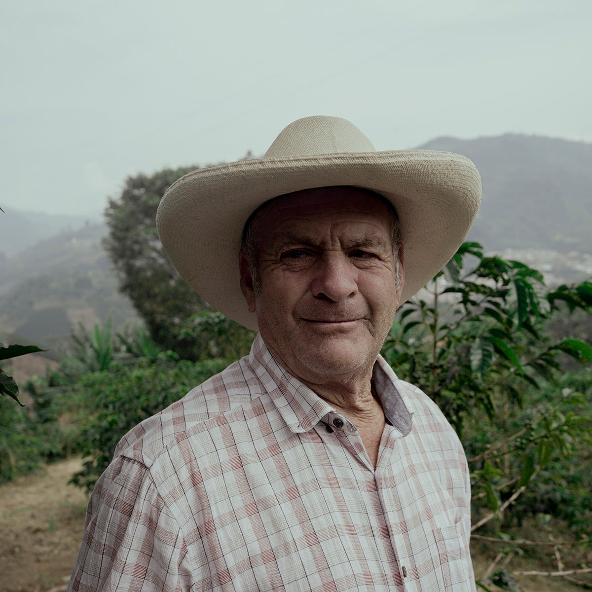 Portrait of Segundo Aurelio Lasso at his farm Finca El Mirador